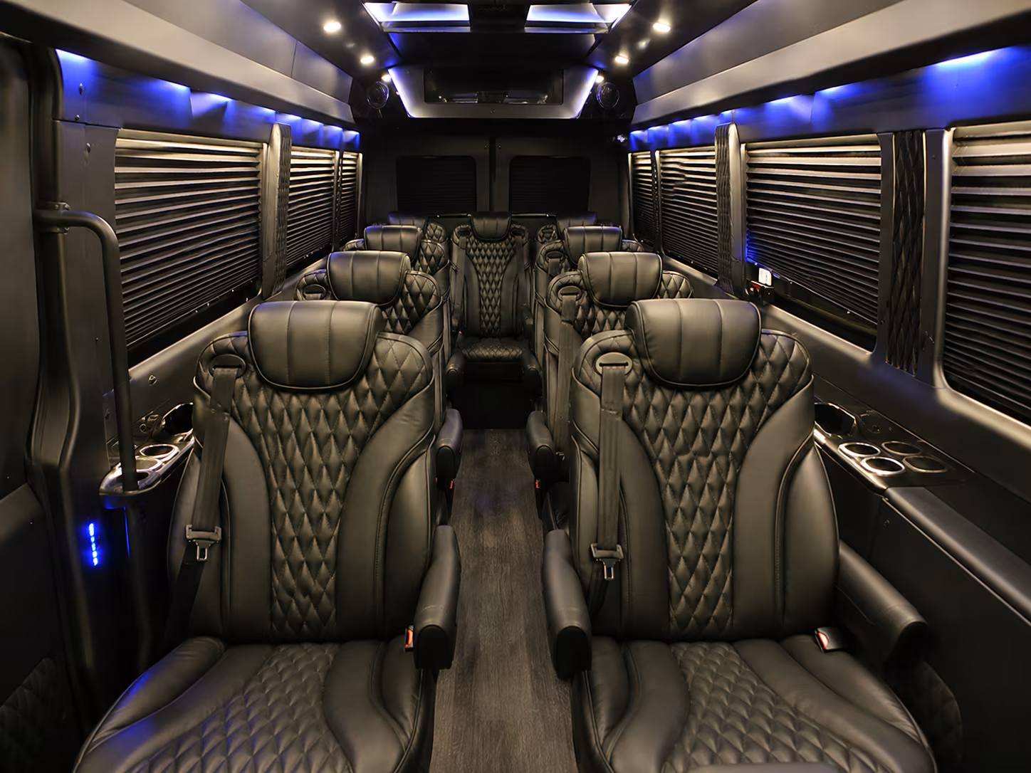 18 passenger sprinter van inside