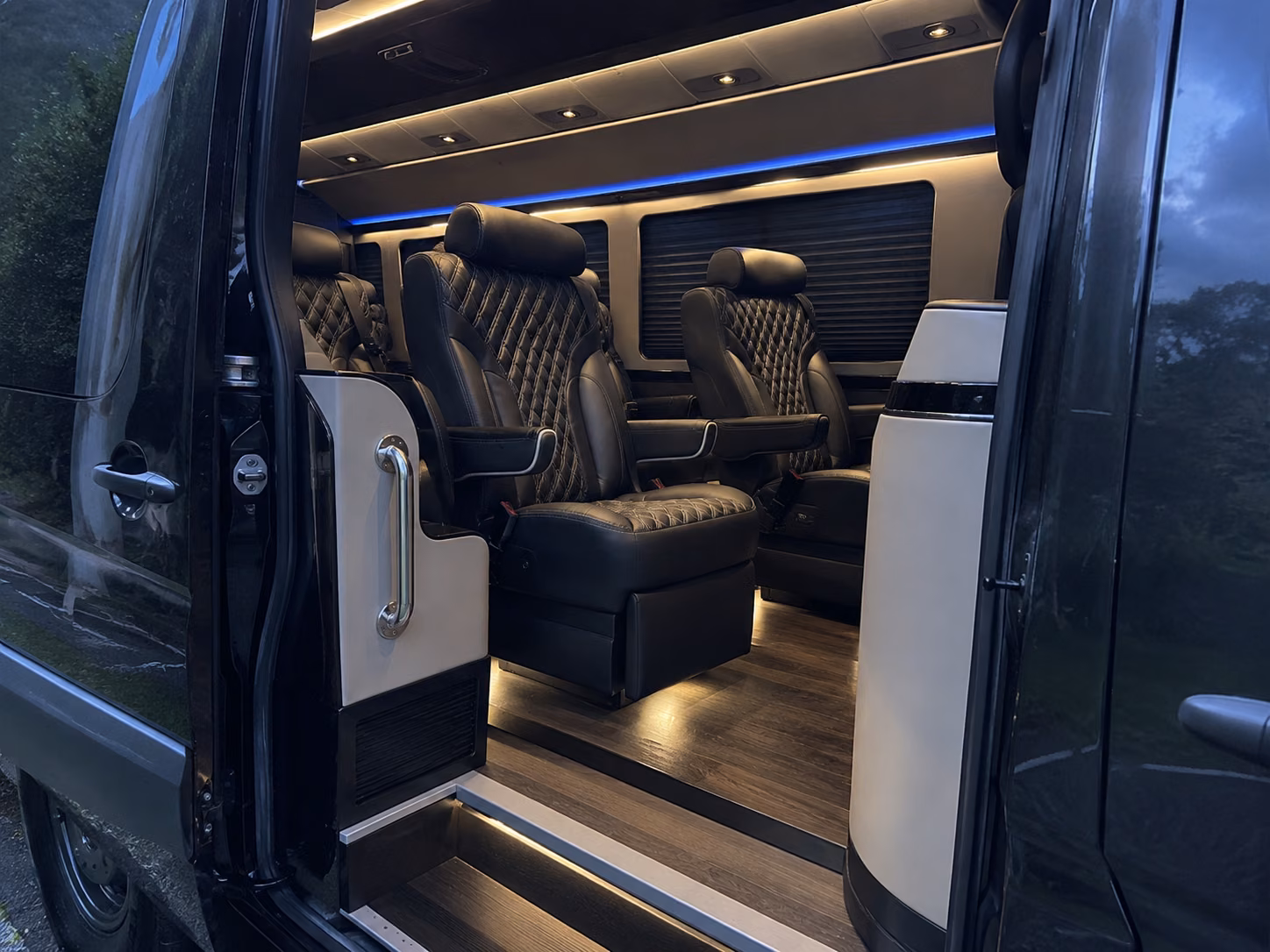 20 passenger sprinter van interior