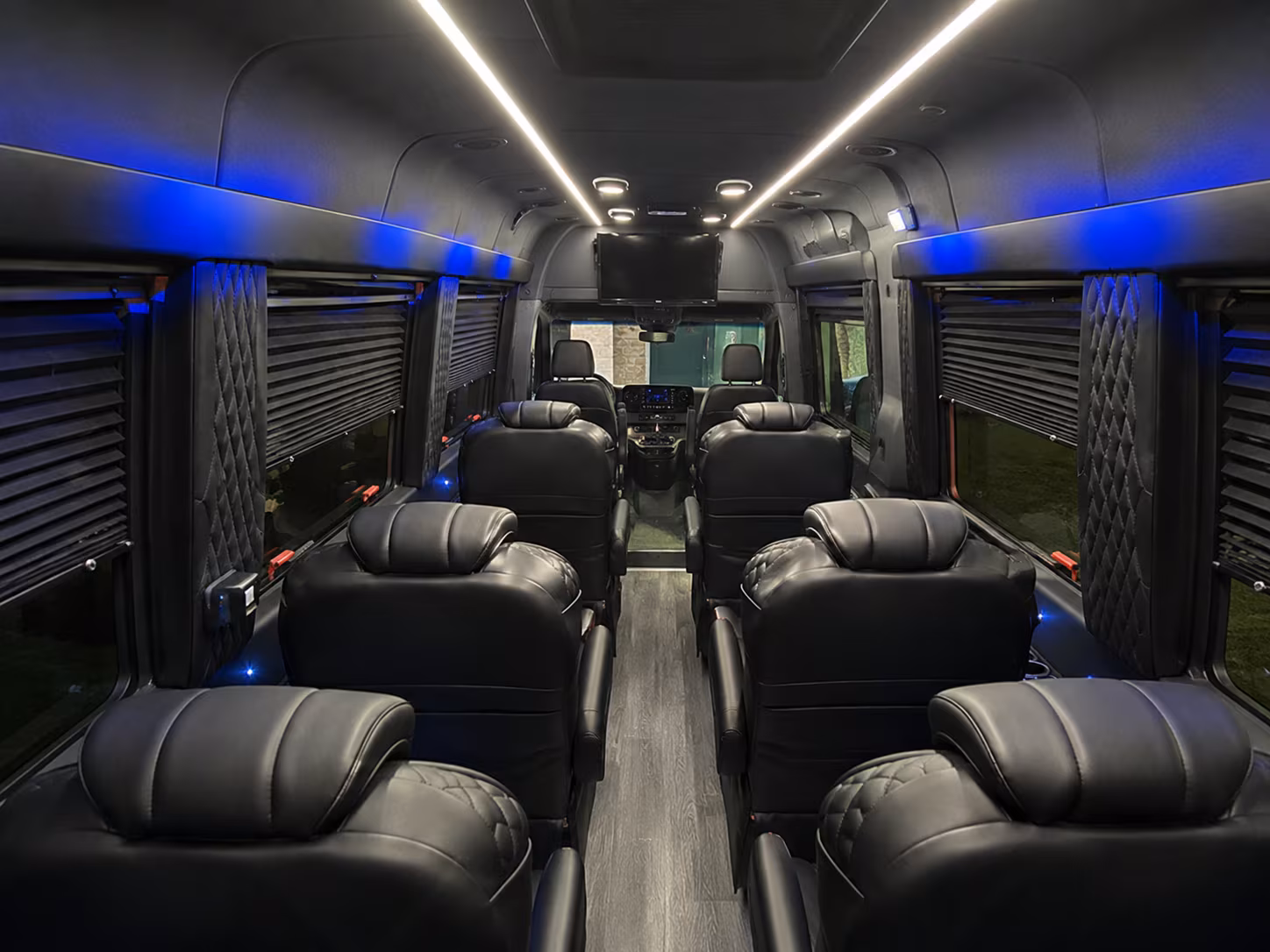 8 passenger sprinter van interior