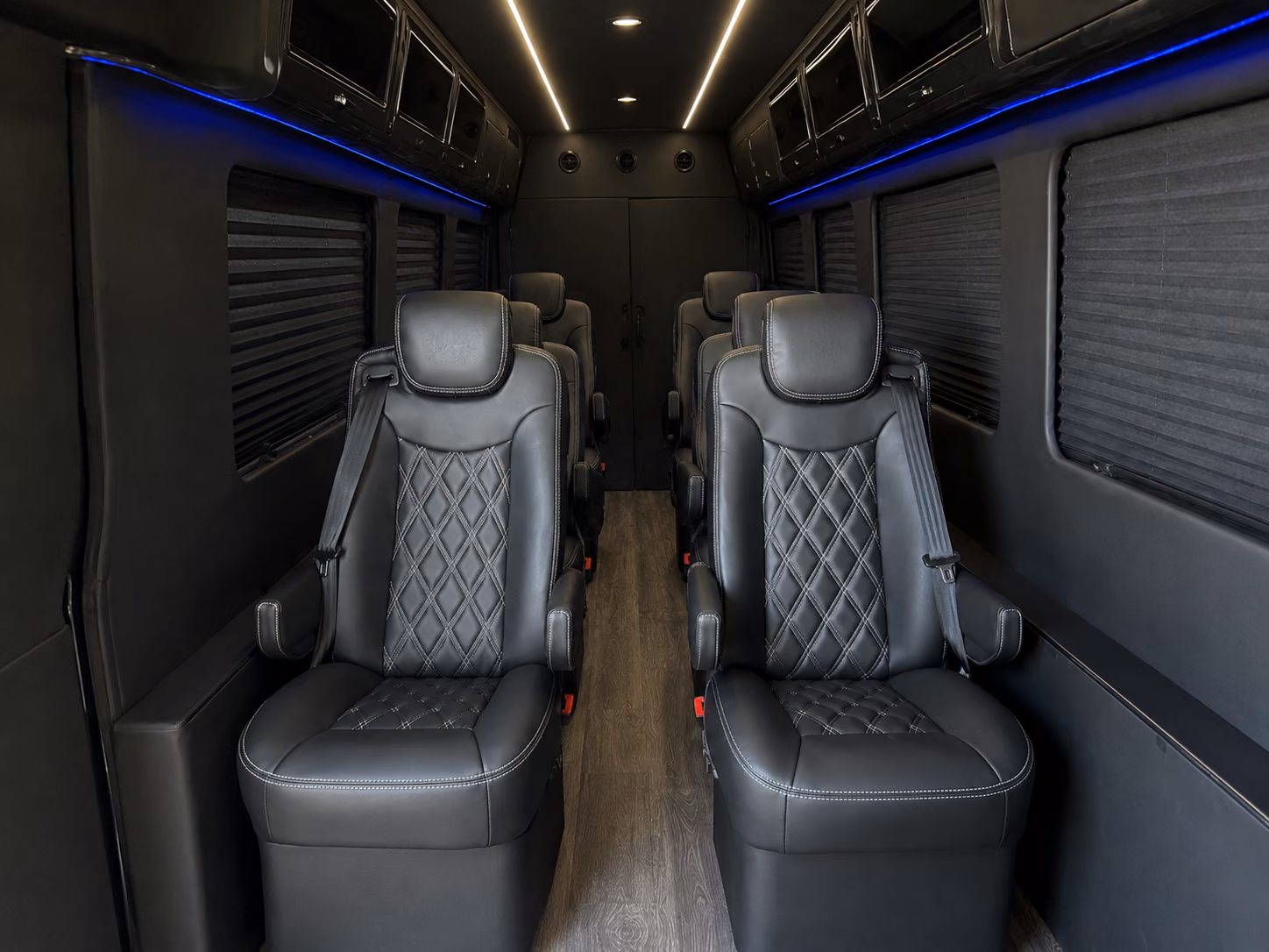 gainesville 10 passenger sprinter van interior
