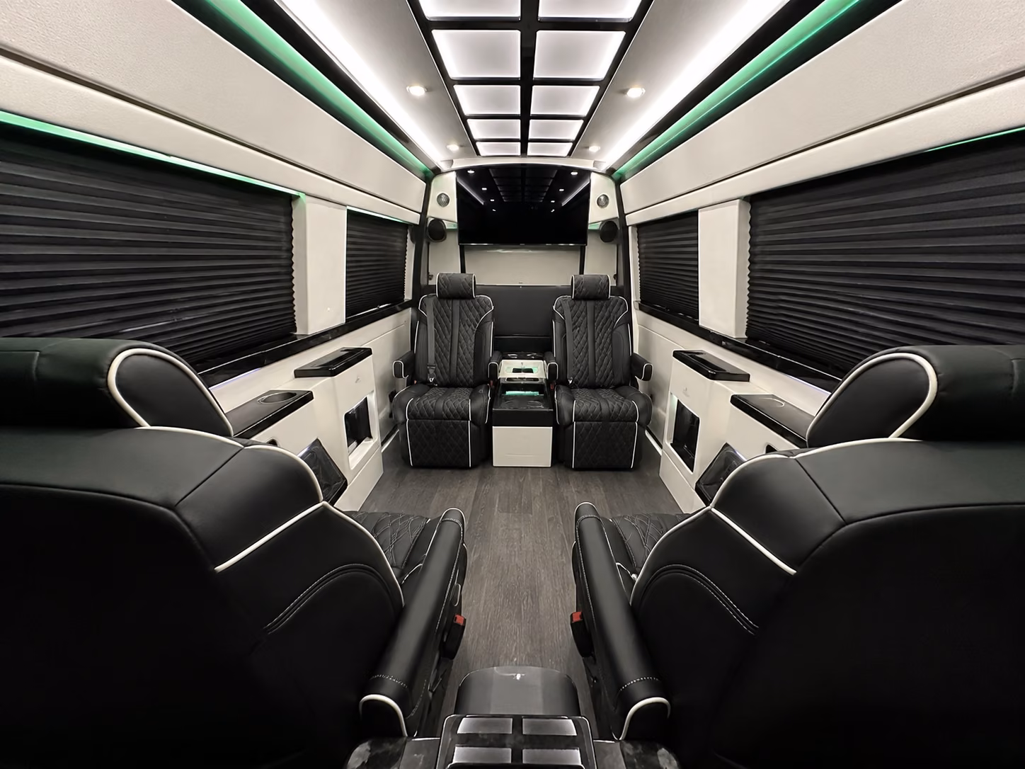 gainesville 20 passenger sprinter van inside