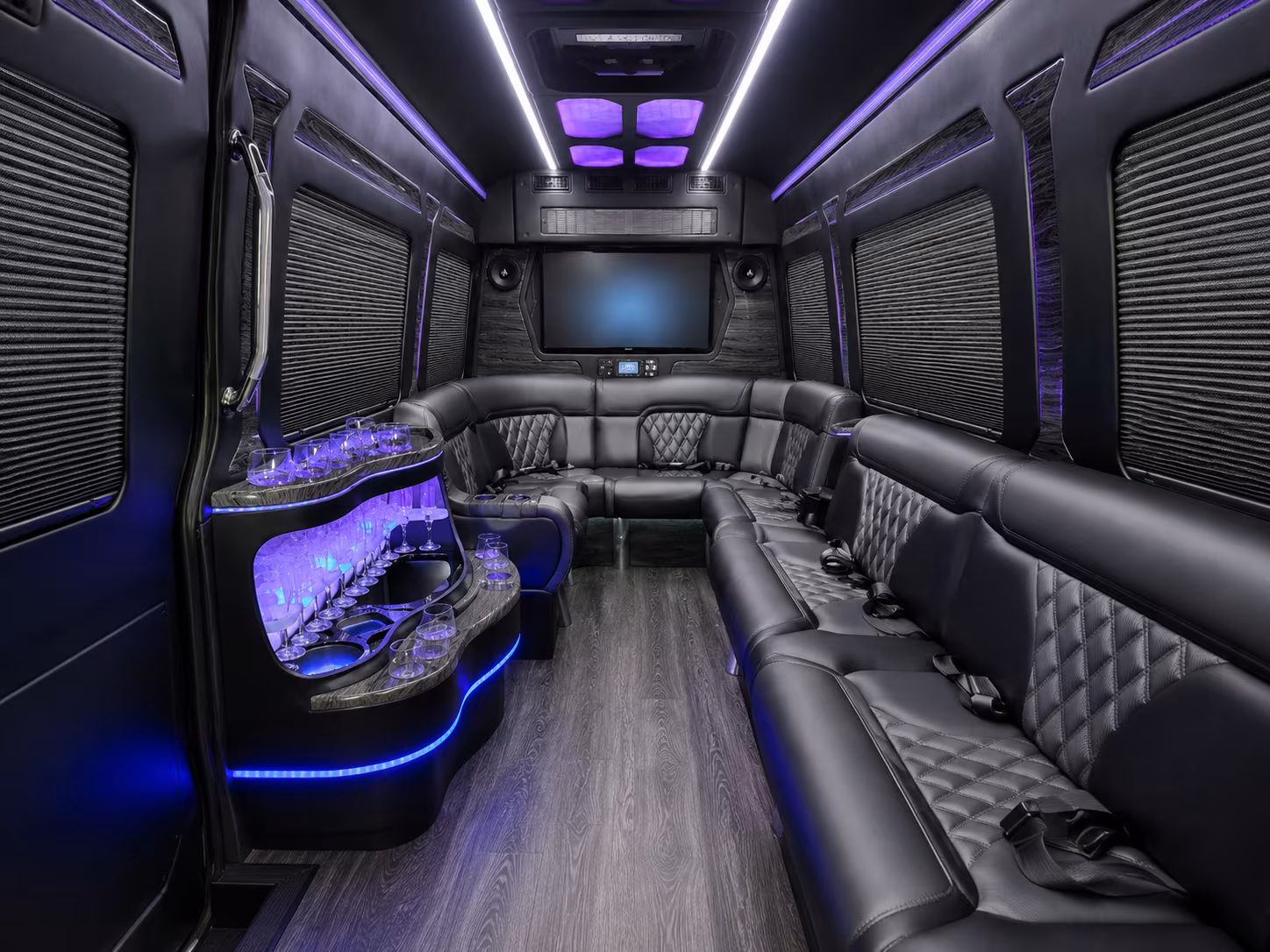gainesville sprinter limousine inside