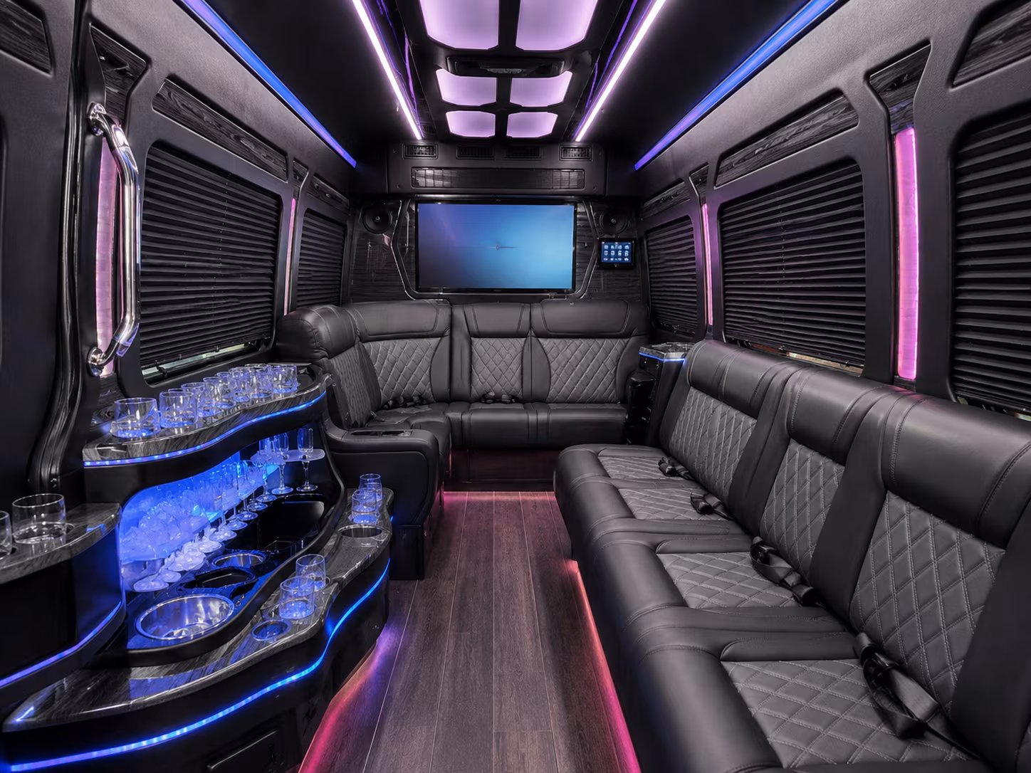 gainesville sprinter limousine interior
